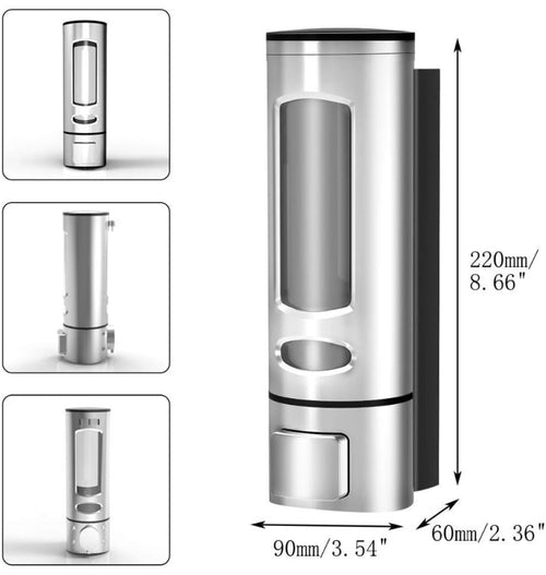 Wall Mounted Liquid Soap Dispenser for Bathroom & Kitchen