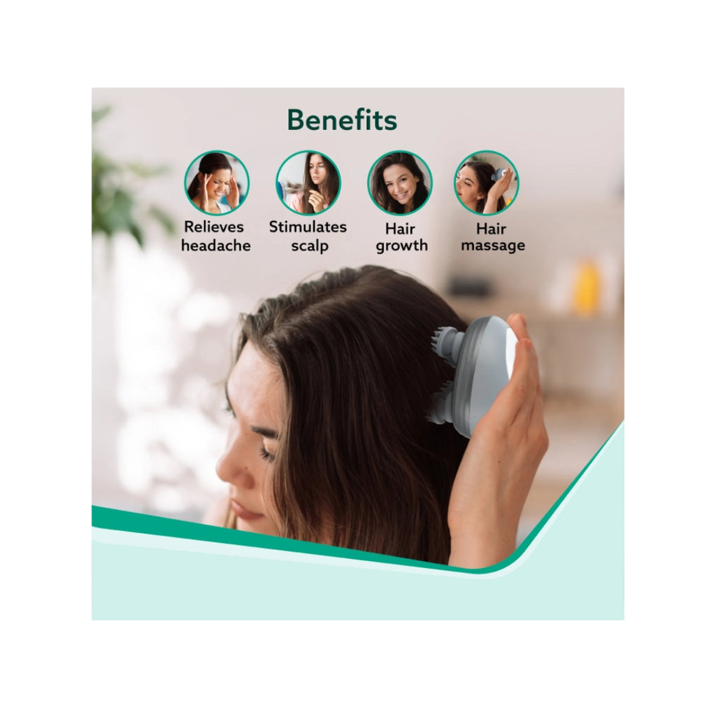Rechargeable 4D Scalp & Full Body Massager | Deep Relaxation Massage Machine